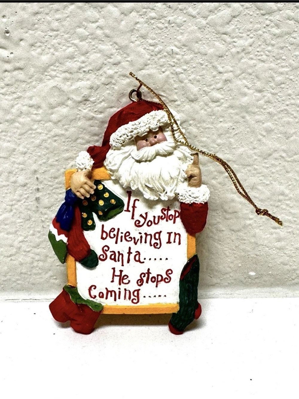 Santa Christmas Ornament